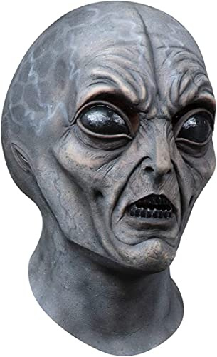 Ghoulish Productions Alien Evil Invader 51 Maske, Aliens Serie, widerstandsfähige Latexkostüm, handbemalt, Halloween, Angst, Karnevalsumzug, Horror, Kostümparty, Einheitsgröße für Erwachsene
