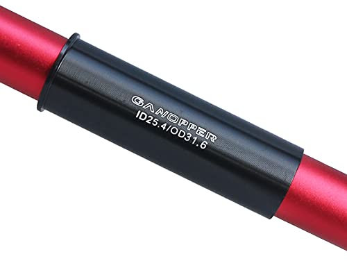 PLATT Fahrradsattelstütze Shim Aluminiumlegierung Rohradapter,Sattelstützen-Reduzierhülse Shim Fahrrad Adaper für MTB (25.4 to 31.6)