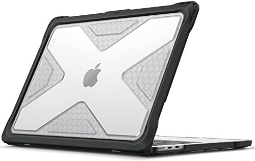 Fintie Hülle Kompatibel mit MacBook Air M4 M3 M2 13.6 (2025-2022) A3240 A3113 A2681- Ganzkörper-Rugged Hybrid Schutzhülle TPU Stoßstange Case Kompatibel mit MacBook Air 13.6 Zoll, Transparent