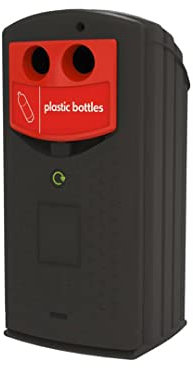 Office Needs Direct Envirobank External Plastic Bottles Recycling Bin 140 Litres with Wheelie Bin