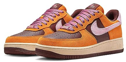 NIKE Damen Air Force 1 07 Sneaker, Magma Orange Elemental Pink, 40 EU