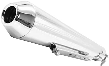 Tuyau de Silencieux, Tuyau d'échappement de Moto Universel Antichoc pour Modification (Blanc)