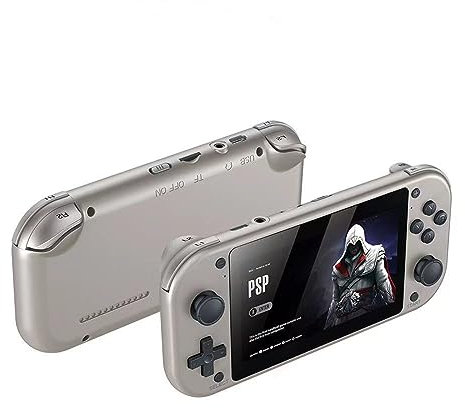 M17 Retro Game Handheld Game Console 4.3 Inch 480*272 LCD Screen 64G /128G Emuelec Video Game Player(20000+ 30000+Games) (64G 20000+Games)