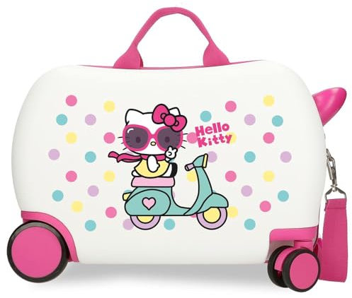 Hello Kitty Girl Gang Valigia per bambini rosa 45 x 31 x 20 cm Rigida ABS 24,6 L 1,8 kg 4 ruote Bagaglio mano, Rosa, Valigia per bambini