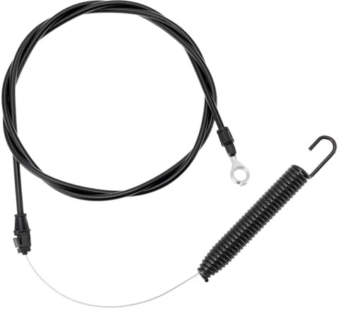 YINETTECH Câble de commande de moteur de tondeuse à gazon 532435111 532197257 - Câble d'embrayage compatible avec Husqvarna CT126 LT151 - Compatible avec Jonsered, 052-HOW