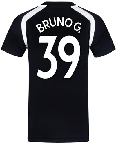 Newcastle United FC Mens Bruno G. 39 Poly T-Shirt Black Medium