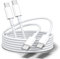 Cavo PD per iPhone 16 15, 2Pezzi 60W USB C a USB C Ricarica Rapida 3A QC3.0, 1M USB Type-C per Apple iPhone 16 Pro/16 Pro Max/16 Plus/15 Pro/15 Pro Max, iPad Pro