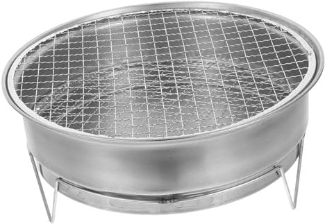 TOYANDONA 1Satz Holzkohlegrill Tragbarer Camping Grill Klappbar Für Grillabende Im Freien Für Garten Und Picknick Mit Grillrost Für Unvergessliche