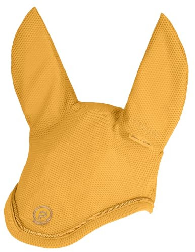 Eskadron Platinum Fliegenohren Dynair Mesh Sport, Größe:Warmblut, Farbe:golden Yellow