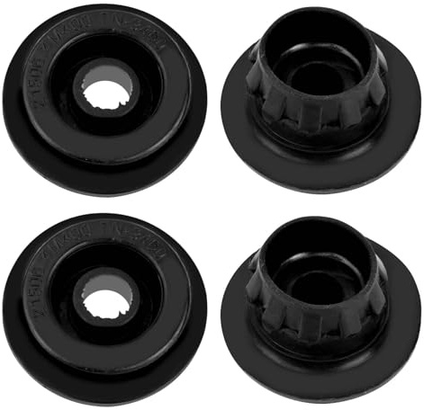 4pcs Car Radiator Mount Bushing for Nissan, Rubber Upper & Lower Radiator Cushion Bracket Car Support Parts Accessories for Pathfinder Altima Murano Quest Rogue More, Replaces 21506-4M400 21507-4M400