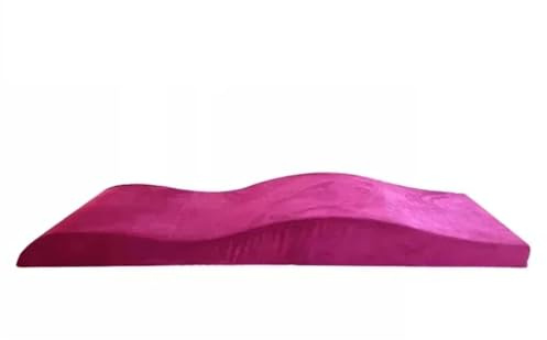 Wave Matratze Schaumstoff-Schönheitsbett, Gebogene Matratze, Salon-Wimpernmatratze, Wellen-Memory-Schaum-Wimpernmatratze(Purple)