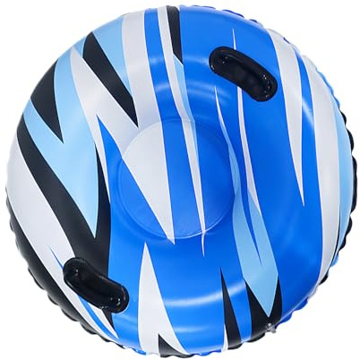 Schneereifen | 120cm Aufblasbarer Rodel | Extra Dickes PVC Material | Verstärkte Griffe fdür Sicherheit | Winterspielzeug für Kinder & Erwachsene | Snow Tube Heavy Duty Spaß im Schnee Rodelhang