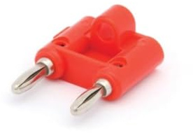 Velleman DOPPELBANANENSTECKER - ROT