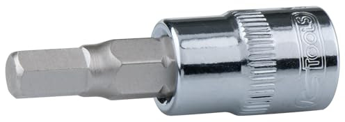 KS Tools 918.1438 1/4 CHROME Bit-Stecknuss Innensechskant, 2mm