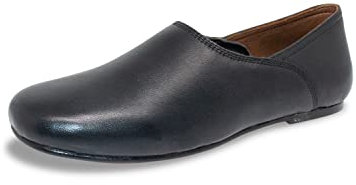 Mens Real Leather Grecian Slippers , 9 UK, Black