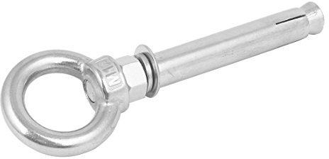 sourcing map M12 x 120mm 304 Edelstahl Hülse Dübel Konkret Erweiterung Augenschraube DE de