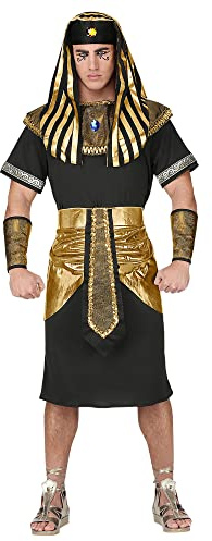W WIDMANN MILANO Party Fashion - Pharaoh Costume for Men, Egyptians, Ancient Times, Carnival, Theme Parties