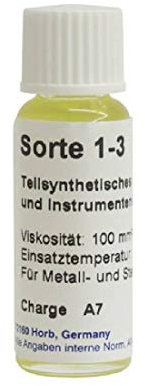 Etsyntha Synthetisches Öl Nr. 1-3 für Uhren, Taschenuhren, Wecker, 3,5 ml