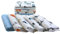 Mullwindeln 10 Stück Mix | Spucktücher Baby | Stoffwindeln 80 x 70 cm | Saugfähige Mulltücher | Öko-Tex (Set Jungs)