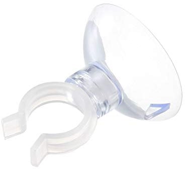 sourcing map Aquarium Suction Cup Clips Airline Tube Holders Clamps for Fish Tank Clear 13mm 6Pcs