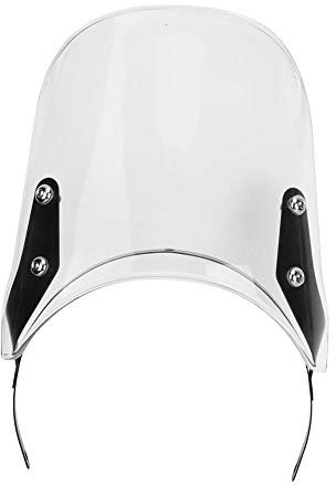 Parabrisas de la motocicleta-Cupulas para motos cupula moto Deflector de viento modificado del parabrisas de la motocicleta compatible con Royal Enfield Classic 500c transparente