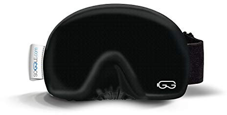 SOGGLE Skibrillen Schutz Überzug aus Mikrofaser (one Size), Farbe:Colours 09 Black