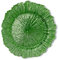 Allgala 13-Inch 6-Pack Re-Usable Heavy Quality Plastic Round Charger Plates-Reef Green-HD80335