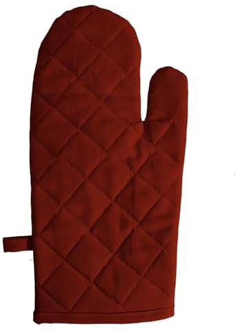 Soleil d'ocre, Panama Ofenhandschuh, Baumwolle, Rot, 16 x 32 cm