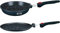 HAUSSMANN heritage-Poêles à Crêpière 28 cm - Manche Amovible - Fonte d'Aluminium - Revêtement type pierre - Tous feux dont induction - Sans PFOA (Poêle à crêpes 28cm+Poêle 32 cm)
