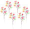 PRETYZOOM Osterei Zweige Bunte Styropor Ostereier Blumenstrauß 32cm DIY Schaumstoff Eier Blumenstecker 6 Stück Blumenarrangement Zweige Blumenvase Foto Requisiten Ostern Frühling Party Dekoration