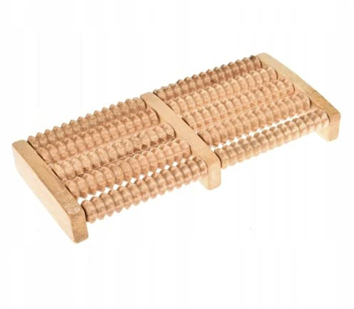 Fußmassageroller Fußmassagegerät Holz Fußroller Massagerät Holzroller Wellness