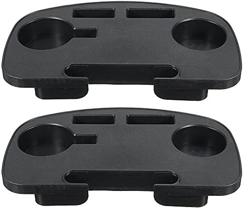 U/D Clip plegable reclinable/cero gravedad silla bandeja taza titular para hombres mujeres hogar patio trasero jardín playa 2 piezas