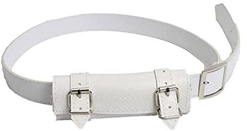 Dapuly Mittelalterliches Schwert Holster, Unisex PU Leder Rapier Scabbard Halter Belt Waist Sheath Knight Battle Weapon Rapier Ring Belt Strap Holster Kostüm Schwert Gürtel