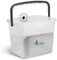 Novaliv Caja de Detergente Con Tapa de 4 Litros, Transparente, 23,5 x 18 x 18,5 cm, Almacenamiento Con Asa, Depósito y Recipiente Para Polvo