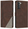 Radoo Kompatibel mit Samsung Galaxy S22 Hülle, PU Leder Handyhülle [Stand Feature] [Kartenfachr] [Magnetic Closure Snap] Schutzhülle Klappbar Flip Case Cover für Samsung Galaxy S22 (Braun)