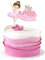 Blumomon Pink Ballerina Birthday Cake Topper Ballet Theme Cake Decoration Cute Dancer Baby Girls Birthday Party Supplies