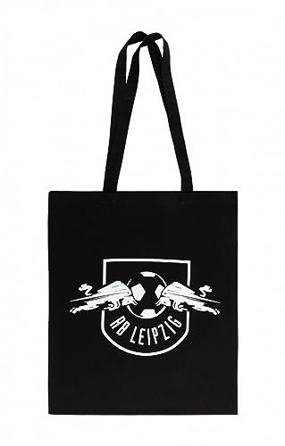 RB Leipzig Stoffbeutel - Vereinswappen - schwarz Beutel Tasche Tragetasche