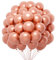 Luftballons Rosegold 60 Stück Luftballons Rosa Hochzeit Luftballon Metallic Ballons Geburtstag Dekoration Bunte Luftballons Geburtstag Mädchen Pinke Luftballons Geburtstag Ballon Dame Rosegold