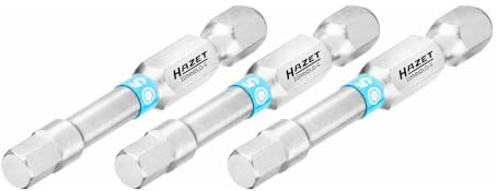 HAZET Bit - Sechskant6,3 (1/4 Zoll) -Sechskant Profil - 5mm -3-tlg.