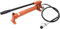 LANNADD Pompe hydraulique manuelle, raccord de tuyau de pompe hydraulique 800 cc 10000 psi / 700 bar vitesse unique, convient pour hydroélectricité, huile, gaz, applications chimiques (couleur