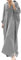 Striped Maxi Dresses for Women Cotton Linen Shirt Dress Italian Kaftan Long Dress Button Down Oversized Beach Dresses Summer Loose Casual Holiday Dresses Lapel Long Sleeve Tunic Dresses Black