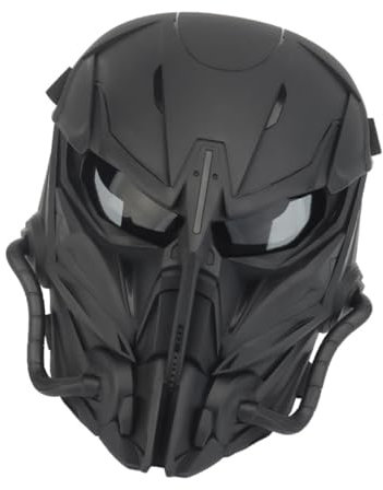 SHERCHPRY -Maske Spielkostümhülle Anonyme Masken Reiten Skimasken Ski-Maske Spiel-Vollgesichtsschutz Schutzmaske einstellbar schmücken bilden Requisiten zweite Generation Helm Nylon
