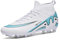 MINGSIBO Fußballschuhe Herren Kinder Fußballtraining,Training, professionelle Fußballschuhe, Fußballschuhe.Weiß 41