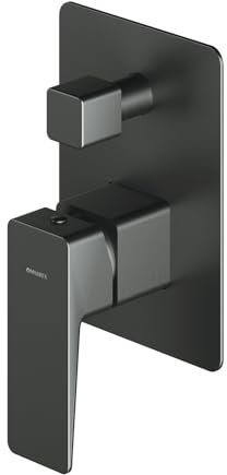 Omnires PM7435GR, Verdeckte Dusch- und Badarmaturen Parma, Graphite