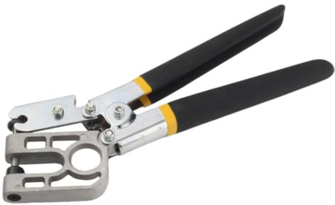 ANDRESLAD Stahl Crimper Zange Mit Stanzverschluss Einhand-kielbefestigungszange Für Metallständer Verbindung Von Blechprofilen Und Ständern Geeignet Für Trockenbauwände Ergonomisches Design