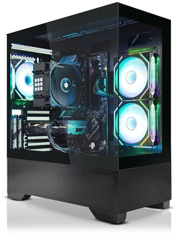 SYSTEMTREFF High-End Gaming PC Intel Core Ultra 5 245KF 14x5.2GHz | Nvidia RTX 4070 12GB | 1TB M.2 NVMe | 32GB DDR5 RAM | Desktop Computer Rechner für Gamer, Zocker & Streamer