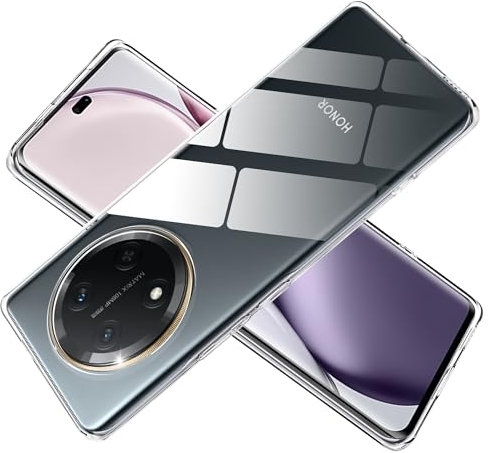 Fitudoos Hülle für Honor Magic 7 Lite,Soft Schutzhülle Liquid Silicone hülle,Hochwertiges Silikon Premium TPU Handyhülle für Honor Magic 7 Lite -Transparent.