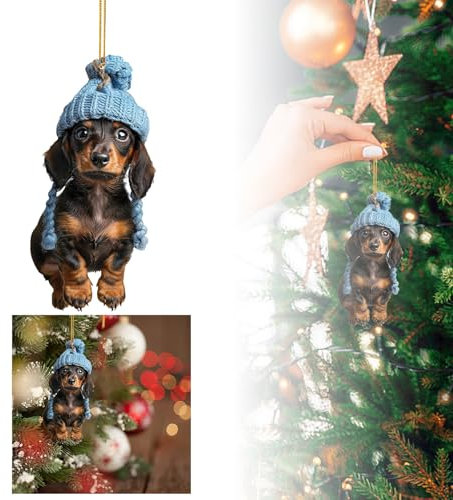 Weihnachtsanhänger Anhänger Hängende Ornamente Niedlicher Hund Anhänger Personalisierte Weihnachtsanhänger Wurst Hund Anhänger Geschenkanhänger Weihnachten Weihnachtsdeko Today
