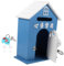 Gadpiparty Kindergartenbriefkasten Paket Briefkasten ländlich intern Käfig hängend Aux Kindergarten zubehör vorschlagsbox Holzpostfach Briefkasten zur Wandmontage Wandbriefkasten MDF Blue