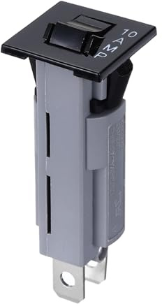 QUARKZMAN Interruttori Termici 125/250VAC 32VDC 10A Ripristino Manuale Interruttore Elettrico A Pulsante Protettore Termico Sovraccarico Per Attrezzature Elettriche